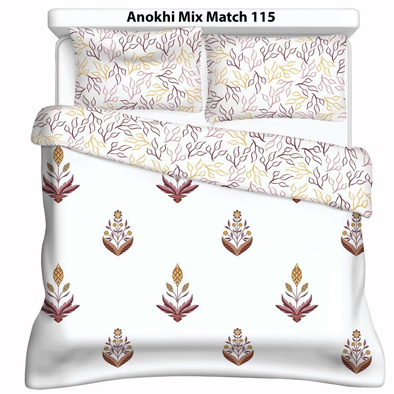 Aves Lifestyle Double Dohar with Bedsheet Set | Jaipuri Handblock | Pure Cotton Comfort